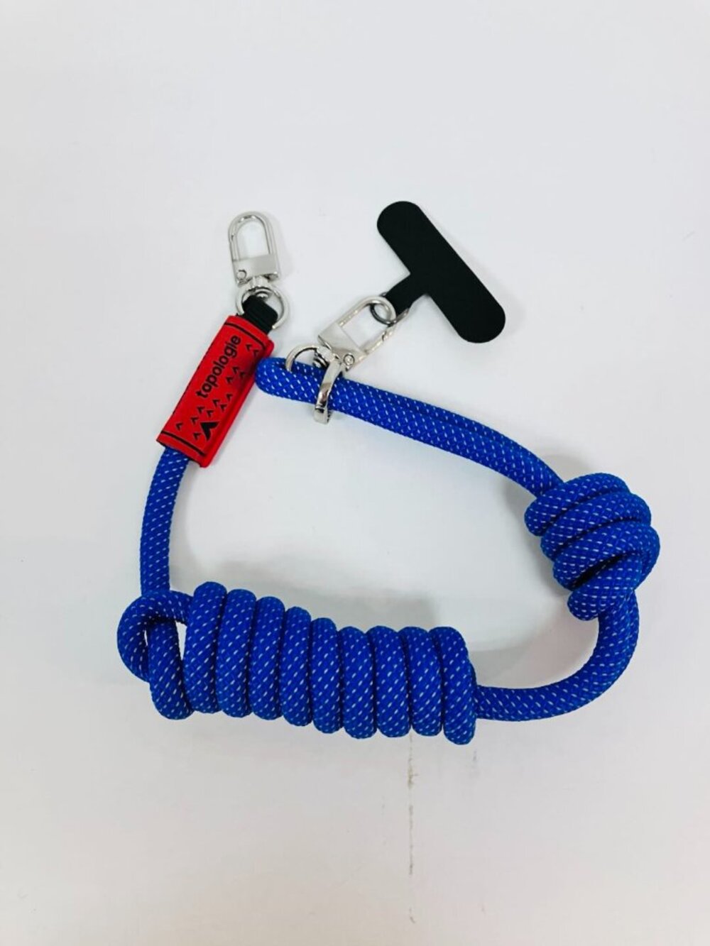 Pre-owned Topologie Blue Handwoven Short Strap for Bag Camera Phone